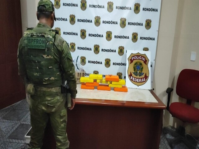 Operação Madeira-Mamoré apreende 10 tabletes de cocaína em Rondônia