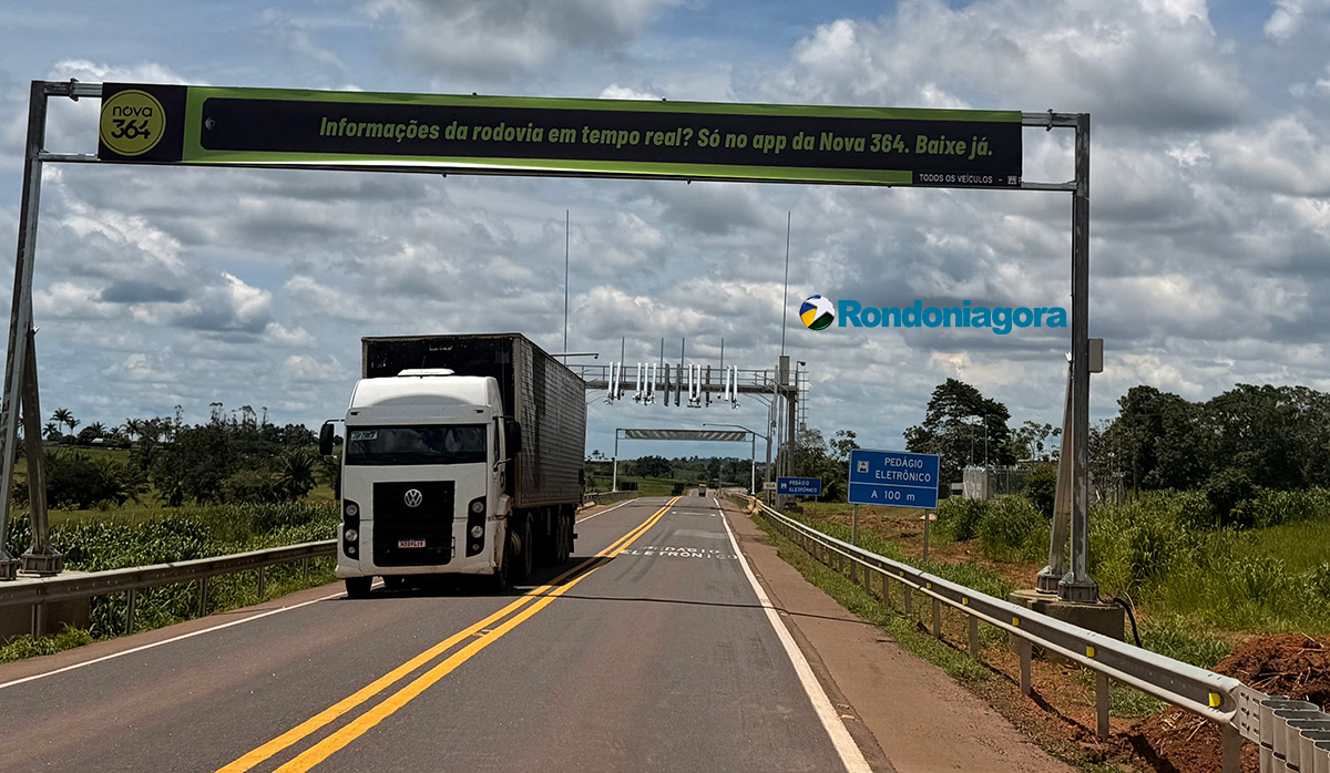 Ped&aacute;gio eletr&ocirc;nico da BR-364 passa a ser cobrado a partir desta segunda-feira; veja valores