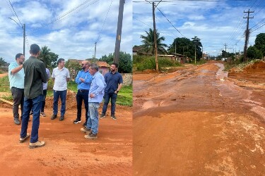 Vereador Adalto acompanha tratativas para resolver rompimento de tubula&ccedil;&atilde;o da Caerd