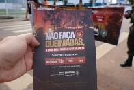 A&ccedil;&atilde;o de conscientiza&ccedil;&atilde;o ambiental marca o inicio da campanha contra as queimadas, em Porto Velho
