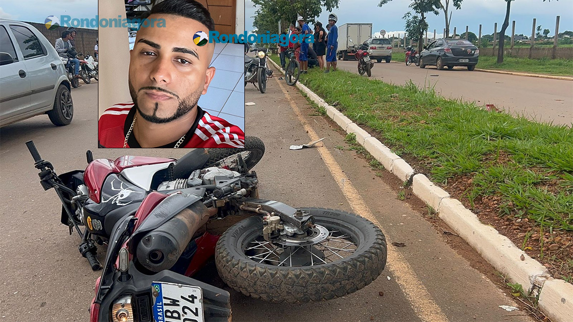 Jovem sofre queda de moto e acaba morrendo nas proximidades do Cemetron