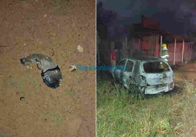 Ataque com coquetel molotov destr&oacute;i carro durante a madrugada na capital