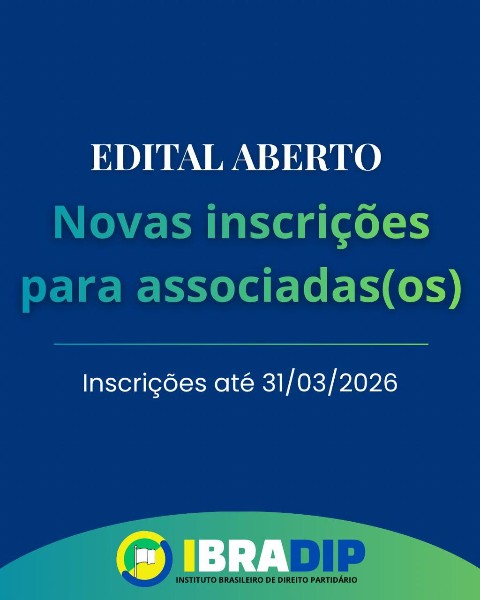 Ibradip abre inscrições para novos associados e reforça compromisso com o fortalecimento da democracia partidária