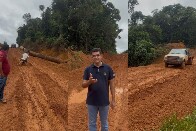 Vereador Adalto de Bandeirantes fiscaliza estradas rurais e cobra melhorias para garantir mobilidade no distrito