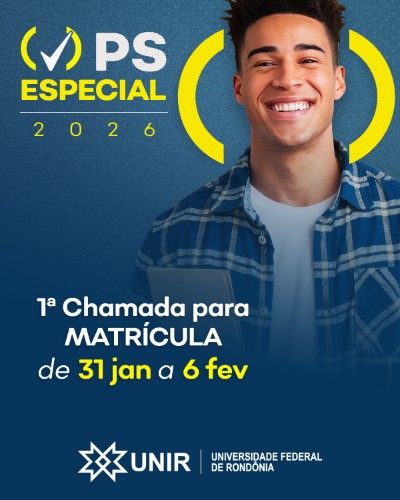 Unir convoca aprovados para matr&iacute;cula no PS especial 2026 de vagas ociosas