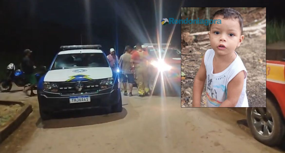 Crian&ccedil;a de dois anos desaparece nas proximidades de c&oacute;rrego em Porto Velho; PM e Bombeiros realizam grande opera&ccedil;&atilde;o