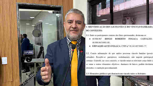 Sites ligados ao vereador Foga&ccedil;a apresentam atestado fraudulento para ganhar licita&ccedil;&atilde;o em Cacoal