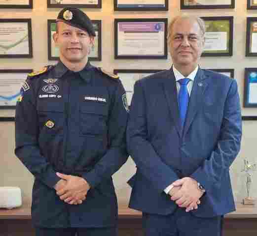 Comandante-Geral da PM visita presidente do TRE-RO para tratar da seguran&ccedil;a das elei&ccedil;&otilde;es 2026