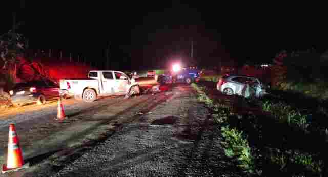 Dois irm&atilde;os morrem em colis&atilde;o frontal entre Onix e Hilux na RO-470