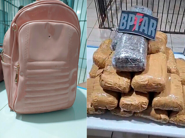 Adolescente paraense de 16 anos é apreendida com 20 kg de maconha na BR-364