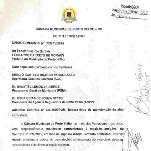 Vereadores defendem continuidade de empresa na coleta de lixo at&eacute; nova licita&ccedil;&atilde;o da PPP