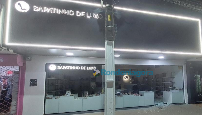Criminosos arrombam a &ldquo;Sapatinho de Luxo&rdquo; em Porto Velho