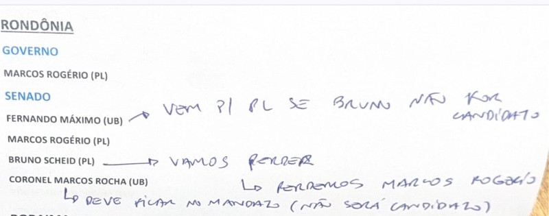 Anota&ccedil;&otilde;es de Fl&aacute;vio Bolsonaro indicam que Fernando M&aacute;ximo pode concorrer ao Senado pelo PL