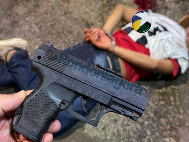 Criminoso rouba celular com simulacro, é espancado por populares e preso no centro de Porto Velho