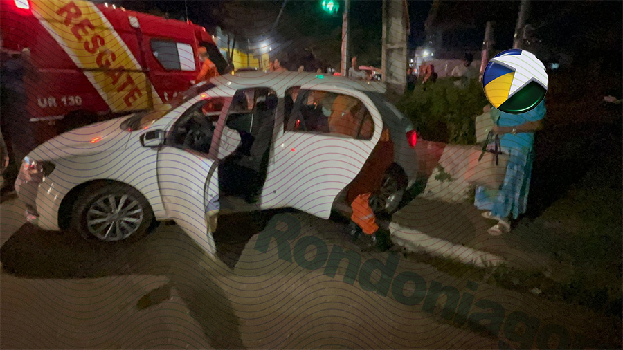 Motorista tenta retorno proibido na zona leste e causa grave acidente com dois feridos