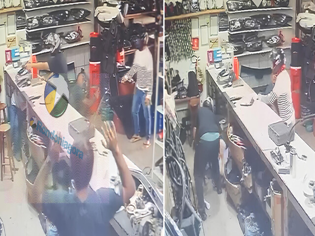 Dupla armada invade loja no centro de Porto Velho e rouba cerca de R$ 20 mil em joias