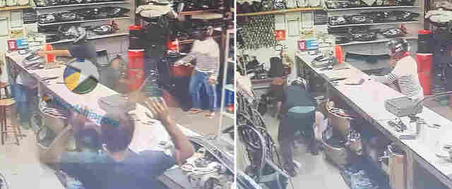 Dupla armada invade loja no centro de Porto Velho e rouba cerca de R$ 20 mil em joias