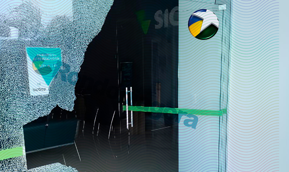 Criminosos arrombam ag&ecirc;ncia do Sicoob e roubam v&aacute;rios notebooks na capital