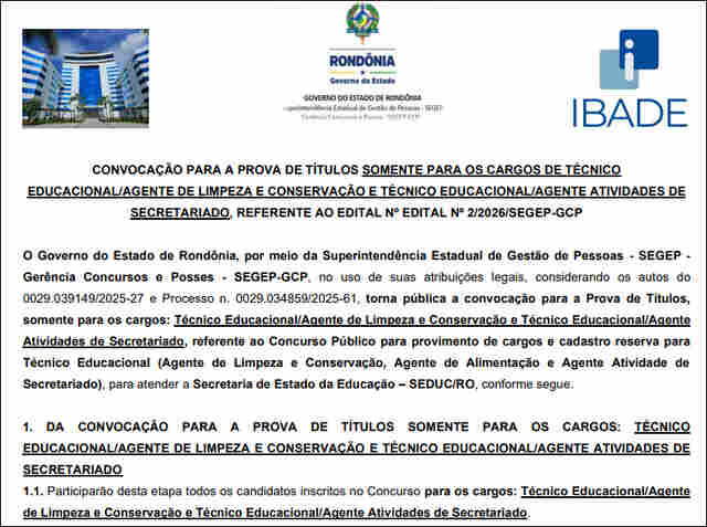 Den&uacute;ncia aponta poss&iacute;vel uso de certificados emitidos com data retroativa no concurso da Seduc