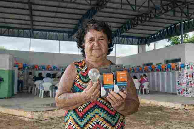 Cacaul&acirc;ndia recebe a&ccedil;&atilde;o de efici&ecirc;ncia energ&eacute;tica que beneficia fam&iacute;lias, escolas e unidades de sa&uacute;de com novos equipamentos