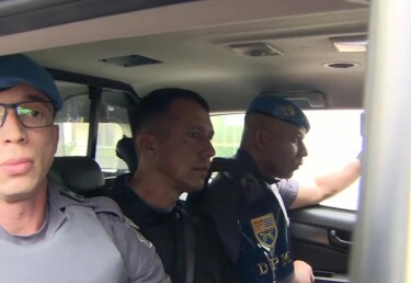 V&iacute;deo: tenente-coronel &eacute; preso acusado de matar esposa policial com tiro na cabe&ccedil;a