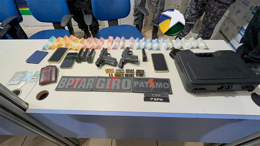 Movimenta&ccedil;&atilde;o suspeita em ve&iacute;culos leva PM a prender grupo armado em Porto Velho