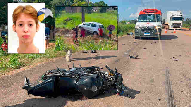 Trag&eacute;dia na BR-364: jovem de 20 anos morre ap&oacute;s colis&atilde;o frontal entre moto e carro em Porto Velho