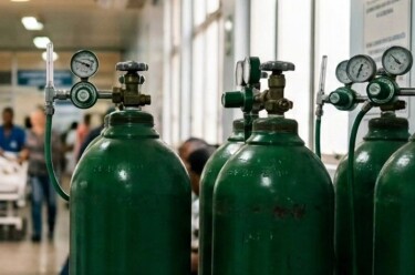 Servidor &eacute; preso por desviar e vender cilindros de oxig&ecirc;nio de hospital