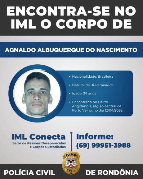 Corpo recolhido no bairro Arigolândia segue no IML à espera de familiares
