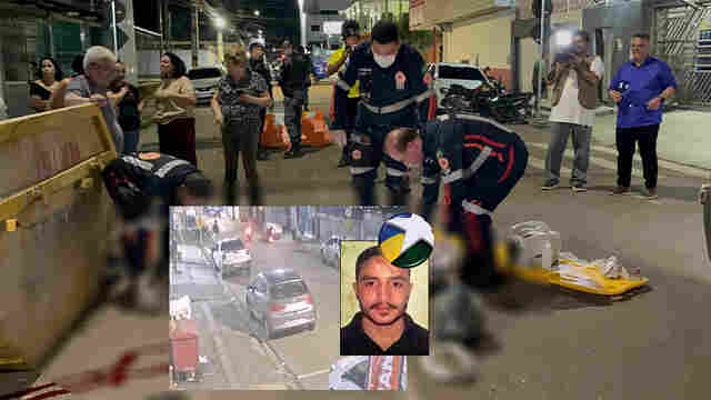 Motociclista perde a vida ap&oacute;s desviar de moto e colidir em ca&ccedil;amba