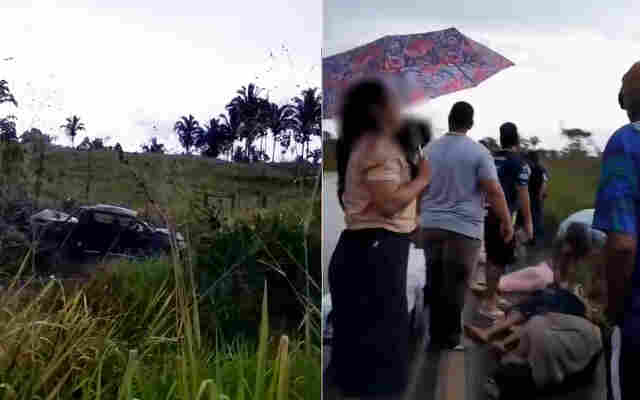 Trag&eacute;dia na BR-364: crian&ccedil;a e jovem morrem em capotamento pr&oacute;ximo a Extrema