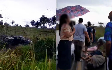 Trag&eacute;dia na BR-364: crian&ccedil;a e jovem morrem em capotamento pr&oacute;ximo a Extrema