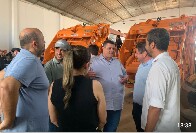 Nova empresa de coleta de lixo recebe aval da C&acirc;mara, prefeitura e Tribunal de Contas, ap&oacute;s fiscaliza&ccedil;&atilde;o no p&aacute;tio da empresa