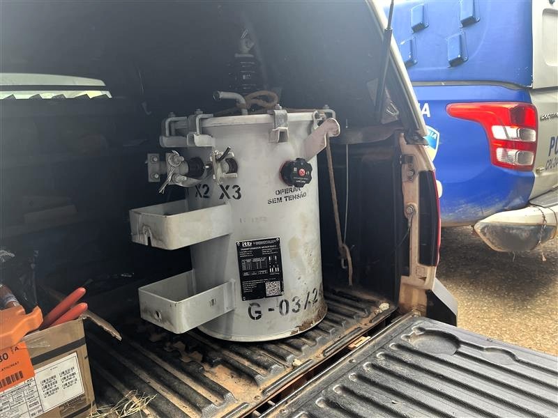 Energisa alerta para crime e riscos ap&oacute;s pris&atilde;o de suspeitos com transformador furtado
