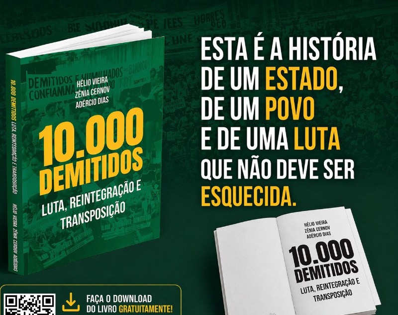 Livro resgata demiss&atilde;o de 10 mil servidores em Rond&ocirc;nia e ser&aacute; lan&ccedil;ado na quinta-feira
