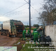 Sistemma mant&eacute;m coleta de res&iacute;duos nos distritos em ritmo intenso e refor&ccedil;a estrutura para garantir atendimento regular