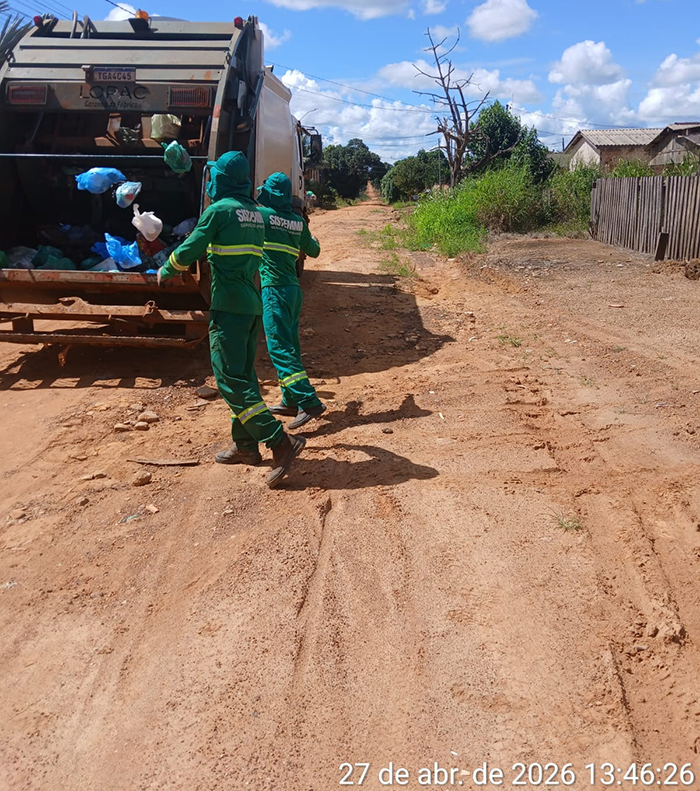 Sistemma mant&eacute;m coleta de res&iacute;duos nos distritos em ritmo intenso e refor&ccedil;a estrutura para garantir atendimento regular