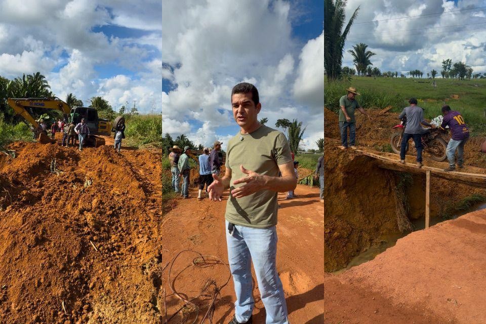 Vereador Adalto acompanha situa&ccedil;&atilde;o cr&iacute;tica ap&oacute;s chuvas, mas a&ccedil;&atilde;o r&aacute;pida da Prefeitura ameniza transtornos em Uni&atilde;o Bandeirantes
