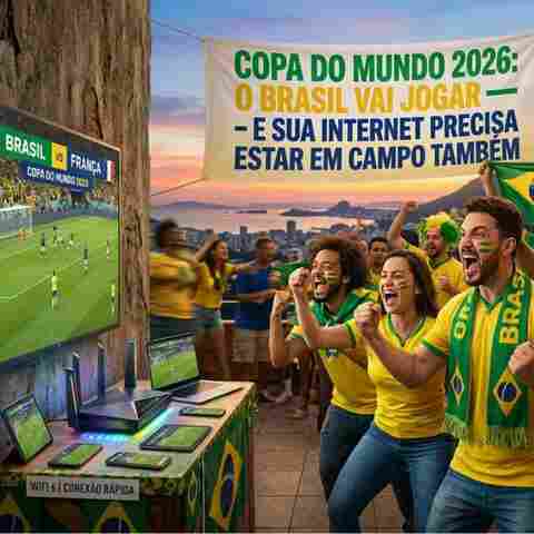 Copa 2026: o Brasil vai jogar &mdash; e sua internet precisa estar em campo tamb&eacute;m