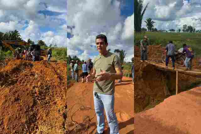 Vereador Adalto acompanha situa&ccedil;&atilde;o cr&iacute;tica ap&oacute;s chuvas, mas a&ccedil;&atilde;o r&aacute;pida da Prefeitura ameniza transtornos em Uni&atilde;o Bandeirantes
