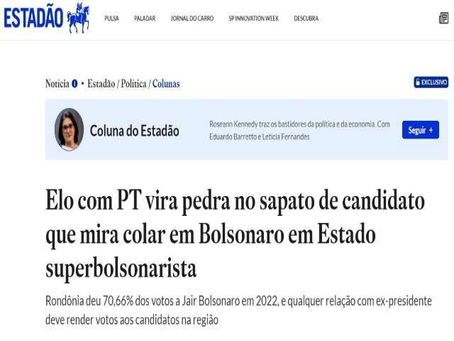Jornal “O Estadão” diz que ligação com advogada que atuou para o PT gera reação e pressiona pré-candidatura de Fúria