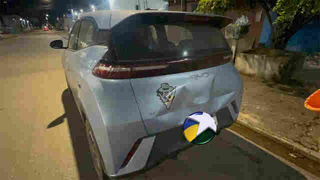 Motorista b&ecirc;bado bate em carro parado e tenta fugir ap&oacute;s acidente em Porto Velho