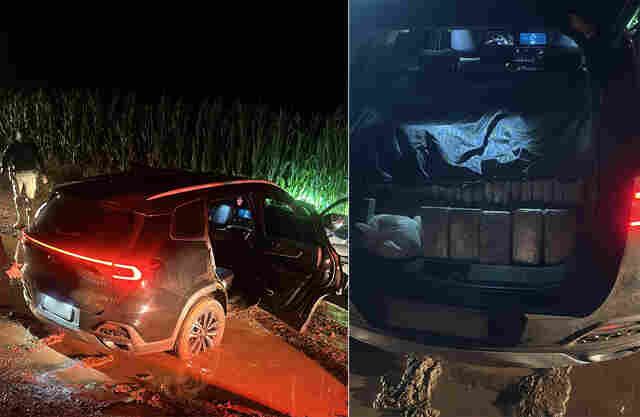PRF apreende mais de 275 kg de drogas ap&oacute;s persegui&ccedil;&atilde;o em Vilhena