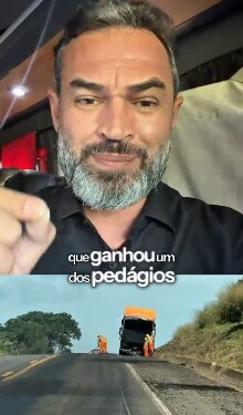 Bruno Bolsonaro Scheid critica tapa-buraco na BR-364 e chama Conf&uacute;cio Moura de &ldquo;pai do ped&aacute;gio&rdquo;