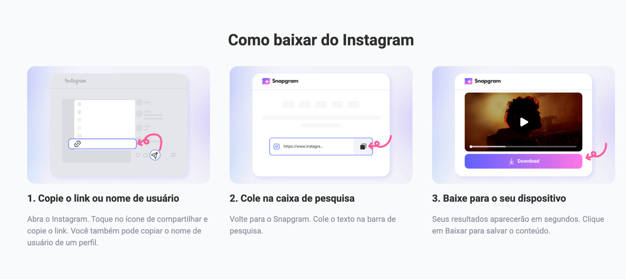 Baixar Story do Instagram em 3 passos fáceis usando o Snapgram