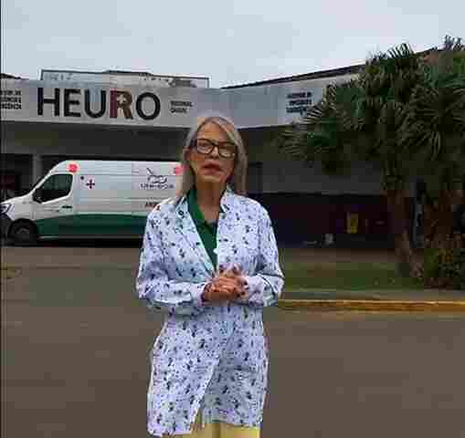 V&iacute;deo: vereadora de Cacoal acusa diretor do Heuro de esconder enfermarias enquanto pacientes aguardavam vagas