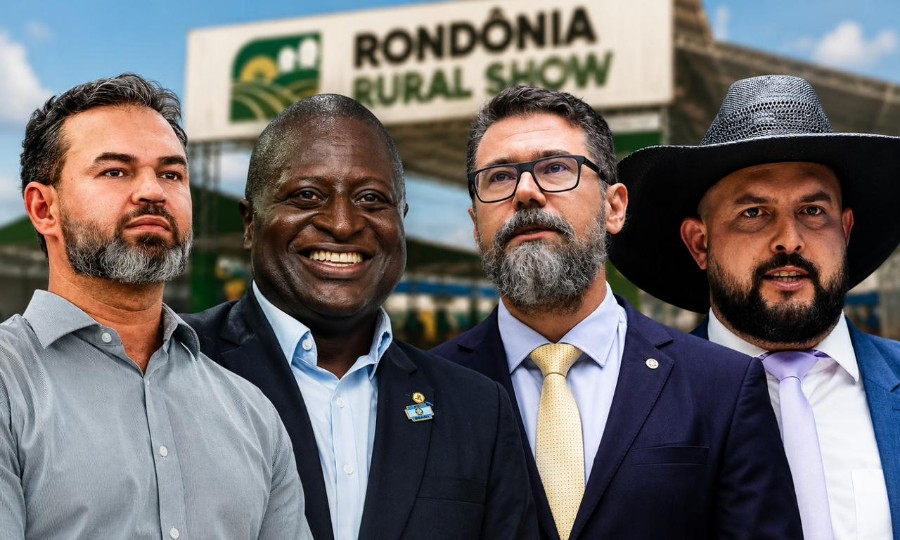 Bruno Bolsonaro Scheid recebe Hélio Negão, Marcos Pollon e Zé Trovão na Rondônia Rural Show