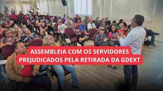 Sindsef/RO convoca servidores prejudicados pela perda da GDEXT para Assembleia nesta sexta-feira