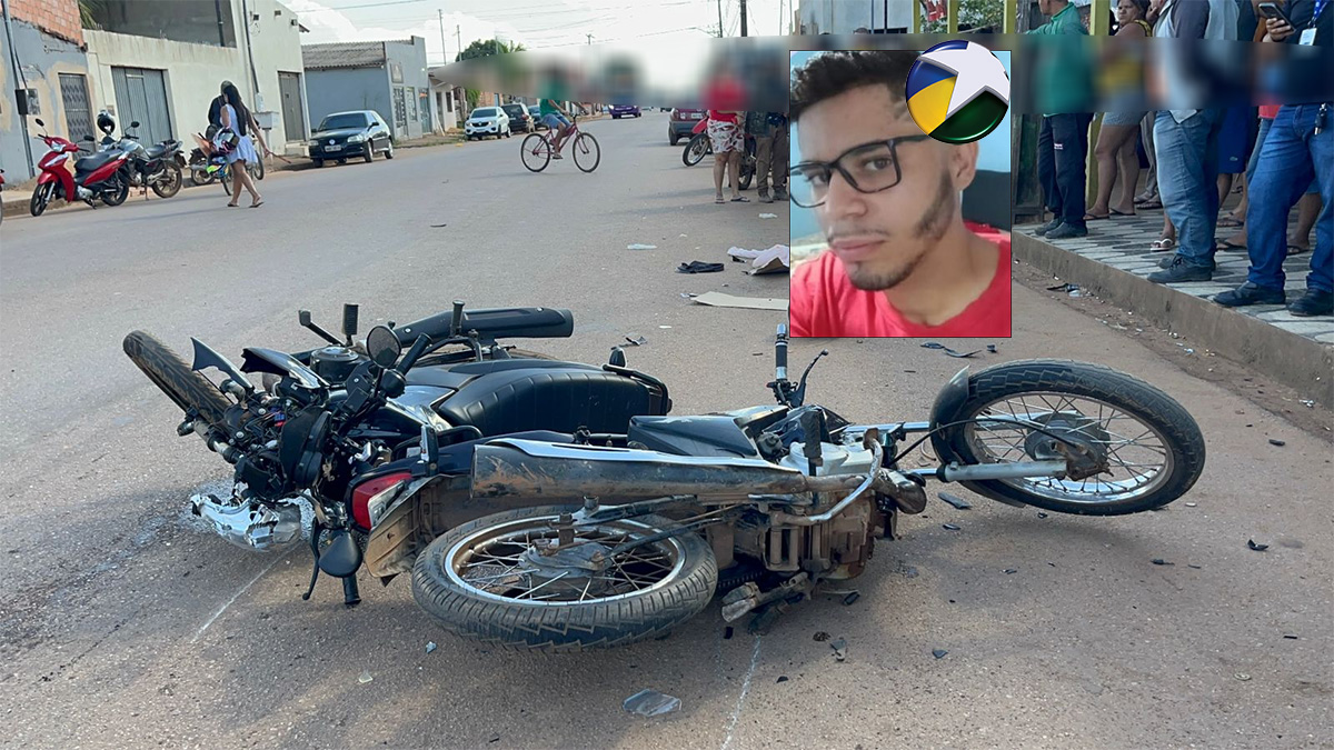 Colisão entre motocicletas deixa jovem morto e outro gravemente ferido em Porto Velho