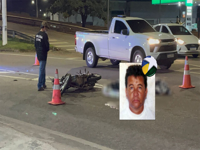 Vídeo: motociclista idoso é esmagado por carreta em Porto Velho